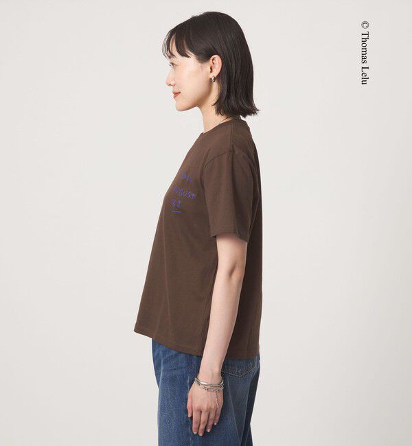 UNITED ARROWS green label relaxing「【別注】＜Thomas Lelu＞サインアート 半袖 Tシャツ カットソー」|Tシャツ・カットソー|