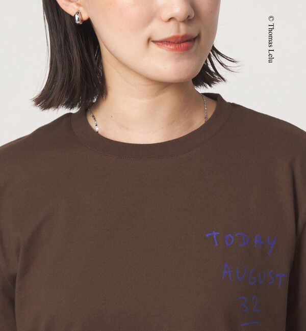 UNITED ARROWS green label relaxing「【別注】＜Thomas Lelu＞サインアート 半袖 Tシャツ カットソー」|Tシャツ・カットソー|