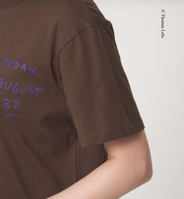 UNITED ARROWS green label relaxing「【別注】＜Thomas Lelu＞サインアート 半袖 Tシャツ カットソー」|Tシャツ・カットソー|