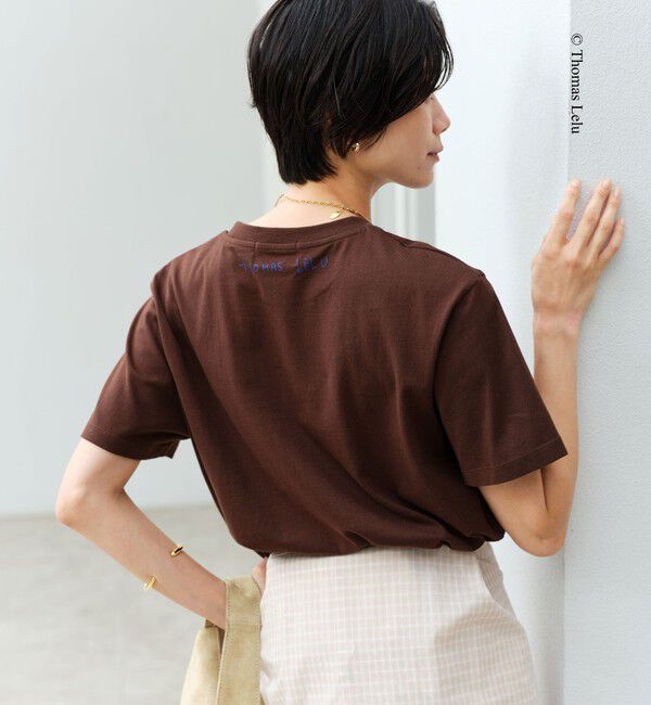 UNITED ARROWS green label relaxing「【別注】＜Thomas Lelu＞サインアート 半袖 Tシャツ カットソー」|Tシャツ・カットソー|