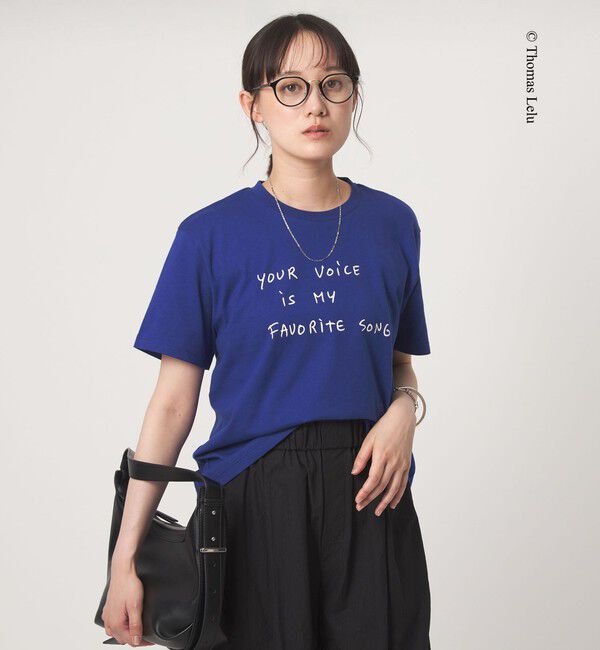 UNITED ARROWS green label relaxing「【別注】＜Thomas Lelu＞サインアート 半袖 Tシャツ カットソー」|Tシャツ・カットソー|