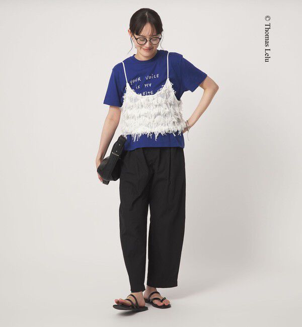 UNITED ARROWS green label relaxing「【別注】＜Thomas Lelu＞サインアート 半袖 Tシャツ カットソー」|Tシャツ・カットソー|
