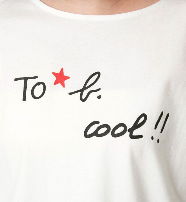 UNITED ARROWS green label relaxing「＜To b. by agnes b.コラボ＞ロゴ フレンチスリーブ Tシャツ」|Tシャツ・カットソー|
