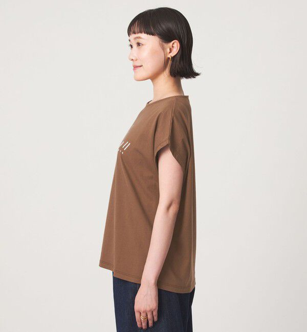 UNITED ARROWS green label relaxing「＜To b. by agnes b.コラボ＞ロゴ フレンチスリーブ Tシャツ」|Tシャツ・カットソー|