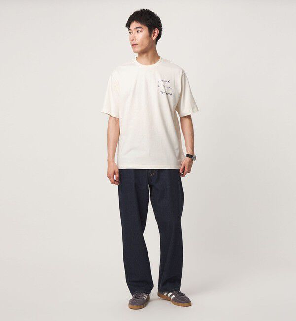 UNITED ARROWS green label relaxing「【別注】＜Thomas Lelu＞サインアート 半袖 Tシャツ カットソー」|Tシャツ・カットソー|