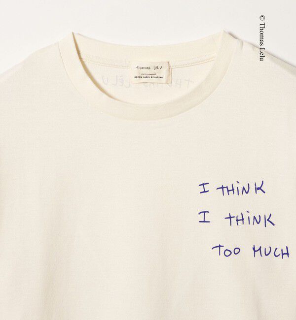 UNITED ARROWS green label relaxing「【別注】＜Thomas Lelu＞サインアート 半袖 Tシャツ カットソー」|Tシャツ・カットソー|