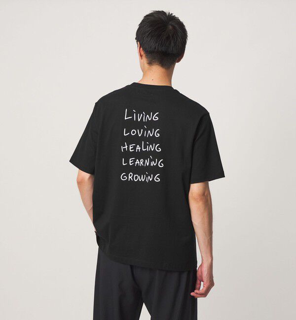 UNITED ARROWS green label relaxing「【別注】＜Thomas Lelu＞サインアート 半袖 Tシャツ カットソー」|Tシャツ・カットソー|