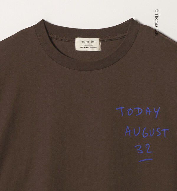 UNITED ARROWS green label relaxing「【別注】＜Thomas Lelu＞サインアート 半袖 Tシャツ カットソー」|Tシャツ・カットソー|
