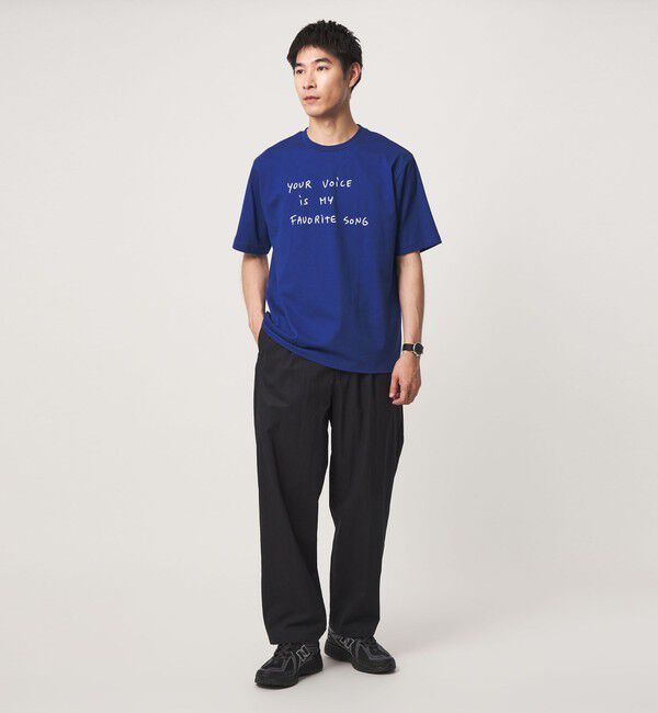 UNITED ARROWS green label relaxing「【別注】＜Thomas Lelu＞サインアート 半袖 Tシャツ カットソー」|Tシャツ・カットソー|