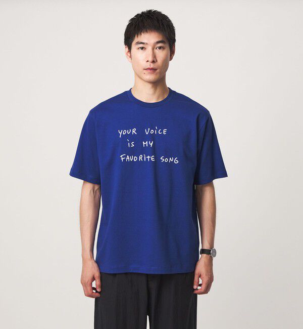 UNITED ARROWS green label relaxing「【別注】＜Thomas Lelu＞サインアート 半袖 Tシャツ カットソー」|Tシャツ・カットソー|