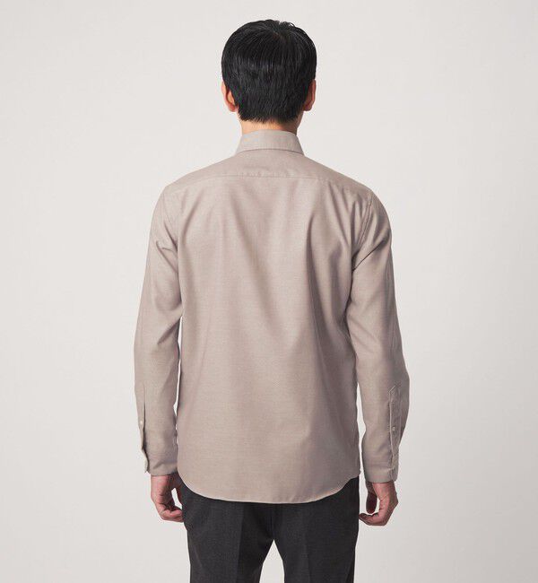 UNITED ARROWS green label relaxing「エブリット コットンオックス ソリッド スナップ ボタンダウン シャツ -イージーアイロン-」|シャツ・ブラウス|