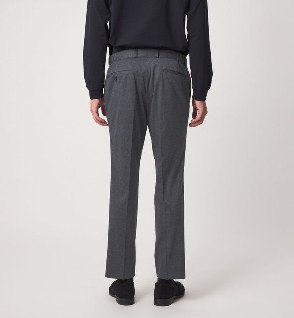 UNITED ARROWS green label relaxing「A+ プリントジャージー グレンプレイド スタンダード イージー セットアップ パンツ スラックス -ストレッ」|スラックス|