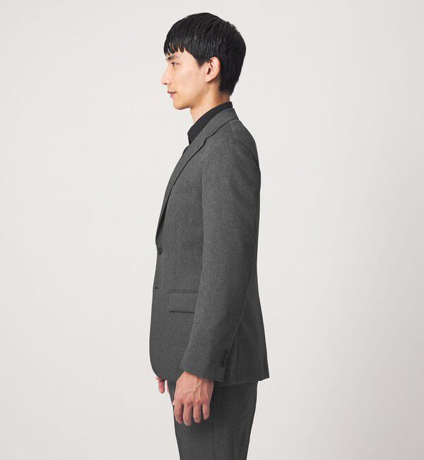 UNITED ARROWS green label relaxing「A+ ポリエステル シャークスキン 2B スタンダード セットアップ ジャケット -ストレッチ-」|テーラードジャケット|