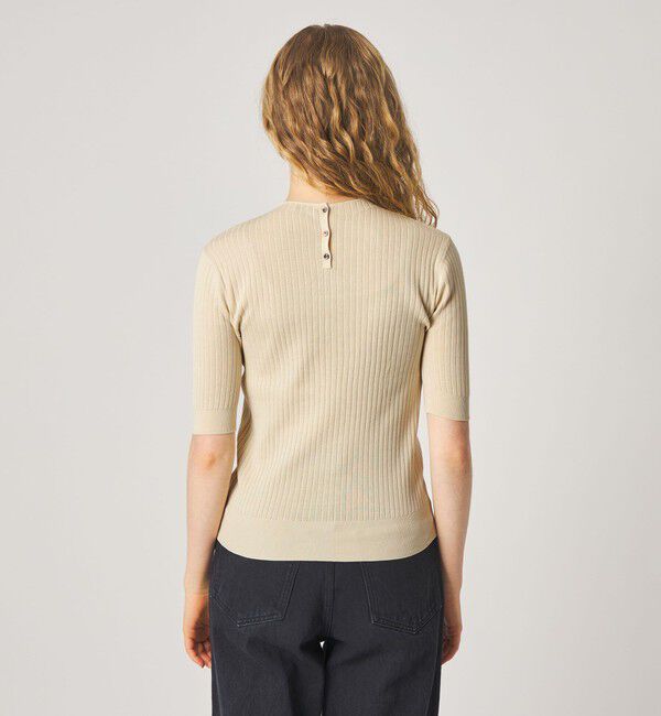 STEVEN ALAN「＜Steven Alan＞ボトルネック ハーフスリーブ ニット」|ニット・セーター|