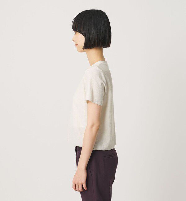 BEAUTY&YOUTH UNITED ARROWS「コットンポリエステル ラメ ショートスリーブ カットソー」|Tシャツ・カットソー|