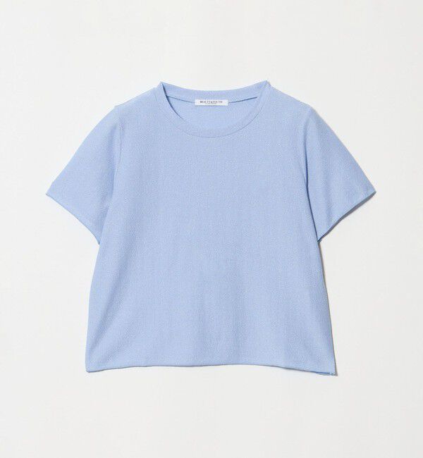 BEAUTY&YOUTH UNITED ARROWS「コットンポリエステル ラメ ショートスリーブ カットソー」|Tシャツ・カットソー|