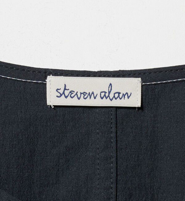STEVEN ALAN「＜Steven Alan＞クルーネック シュリンク ブラウス」|シャツ・ブラウス|