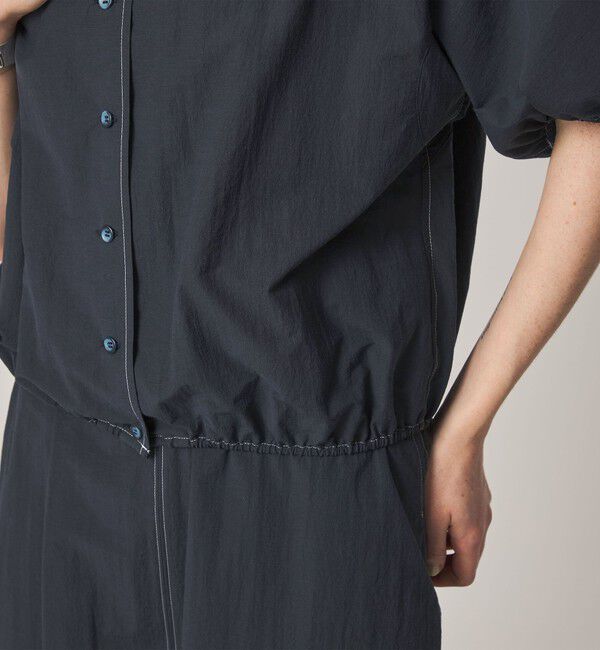 STEVEN ALAN「＜Steven Alan＞クルーネック シュリンク ブラウス」|シャツ・ブラウス|
