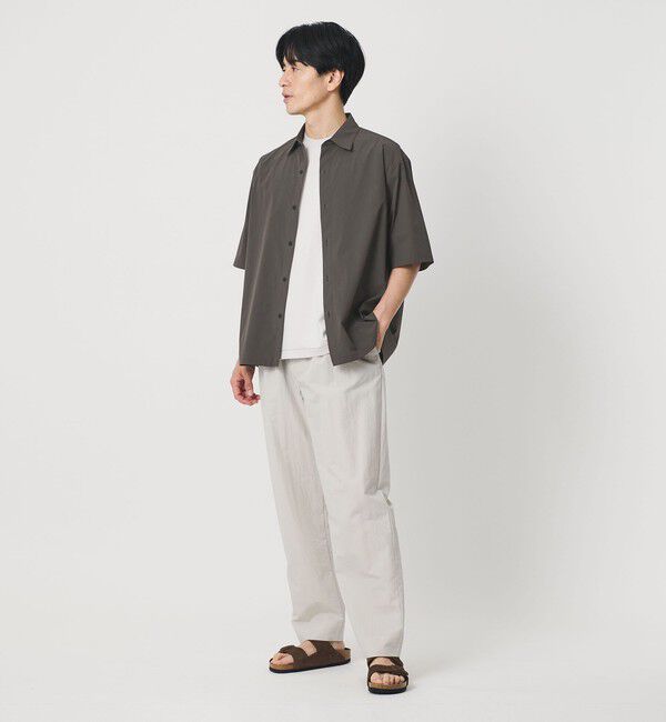 BEAUTY&YOUTH UNITED ARROWS「360&deg;MASTER ICE ショートスリーブ シャツ セットアップ対応 接触冷感 ストレッチ 撥水 UVカット」|シャツ・ブラウス|