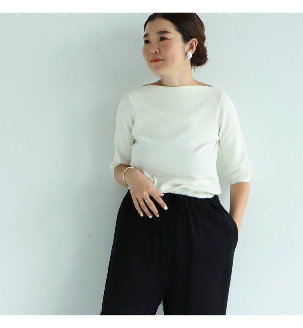 Demi-Luxe BEAMS 「シンプル ボートネック ニット .M」|ニット・セーター|