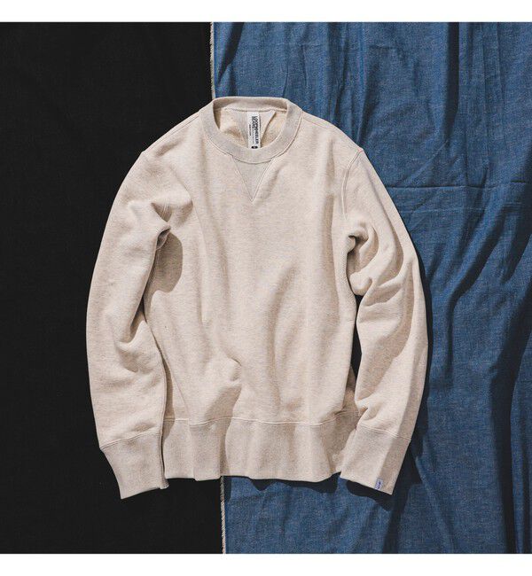 BEAMS PLUS「BEAMS PLUS｜【別注】LOOPWHEELER / Athletic Sweat Crew Neck｜ トレーナー｜ ミドルウェイト 裏毛｜」|スウェット・ジャージ|