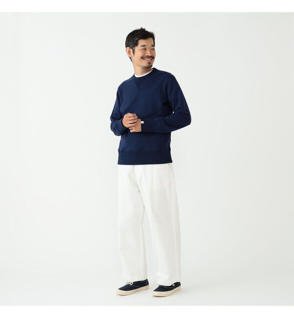 BEAMS PLUS「BEAMS PLUS｜【別注】LOOPWHEELER / Athletic Sweat Crew Neck｜ トレーナー｜ ミドルウェイト 裏毛｜」|スウェット・ジャージ|