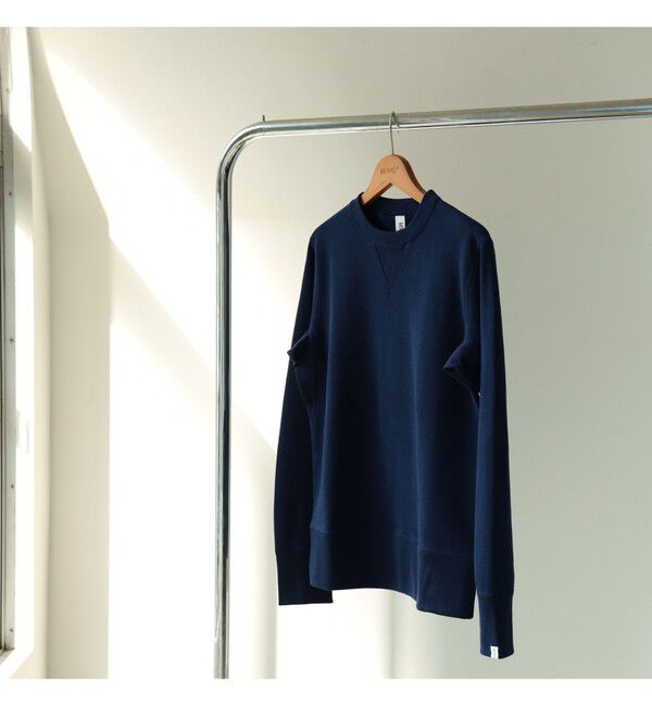 BEAMS PLUS「BEAMS PLUS｜【別注】LOOPWHEELER / Athletic Sweat Crew Neck｜ トレーナー｜ ミドルウェイト 裏毛｜」|スウェット・ジャージ|