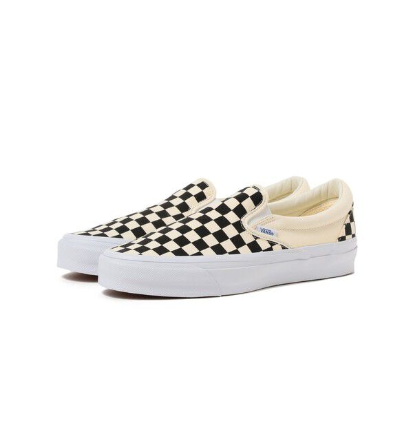 BEAMS「VANS / SLIP-ON REISSUE 98 LX CHECKERBOARD BLACK/OFF WHITE」|スニーカー|CHECKERBOARD