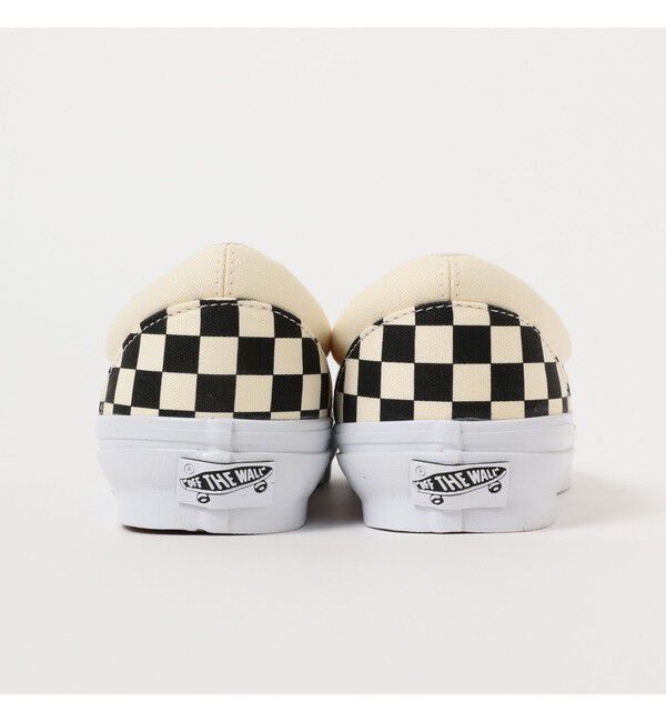 BEAMS「VANS / SLIP-ON REISSUE 98 LX CHECKERBOARD BLACK/OFF WHITE」|スニーカー|