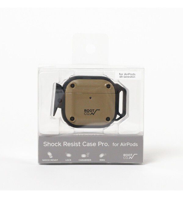 bPr BEAMS「ROOT CO. / GRAVITY Shock Resist Case Pro. for AirPods (第4世代) 専用ケース」|モバイルケース|