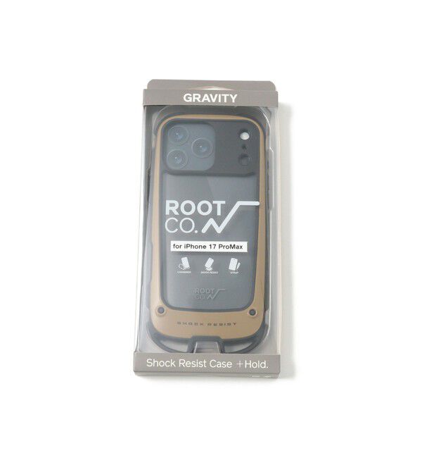 bPr BEAMS「ROOT CO. / GRAVITY Shock Resist Case +Hold. iPhone 17Pro MAXケース」|モバイルケース|