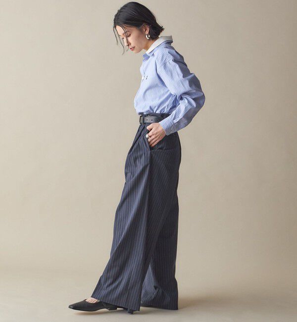 SHIPS for women「SHIPS NINE CASE:〈洗濯機可能〉レギュラーカラー シャツ」|シャツ・ブラウス|