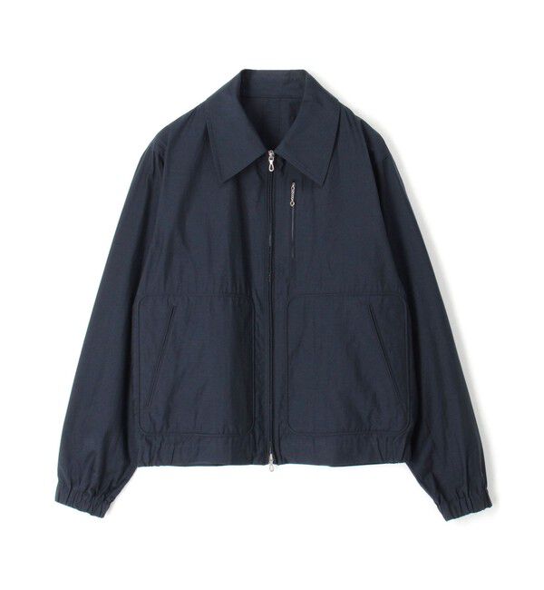 TOMORROWLAND MENS「コットンナイロン ジップアップショートブルゾン MANTECO」|ブルゾン・スタジャン|67 ネイビー