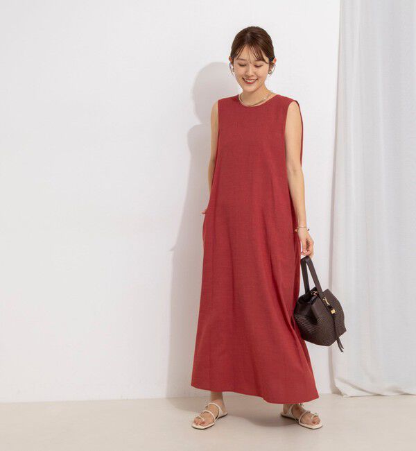 NOLLEY'S「【WEB限定】ウォッシャブルバックツイストドレス」|ワンピース|