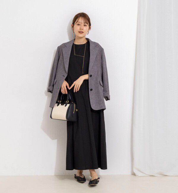 NOLLEY'S「【WEB限定】ウォッシャブルバックツイストドレス」|ワンピース|