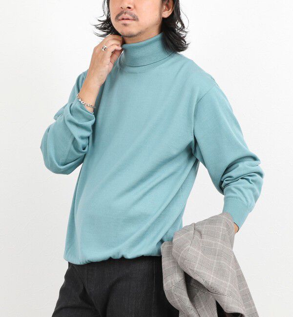 NOLLEY'S goodman「ハイゲージウォッシャブルニットタートルネック 26AW」|ニット・セーター|