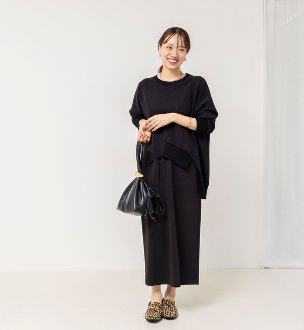 Rie Miller「《セットアップ対応》ウォッシャブルソフトダンボール変形プルオーバ」|Tシャツ・カットソー|