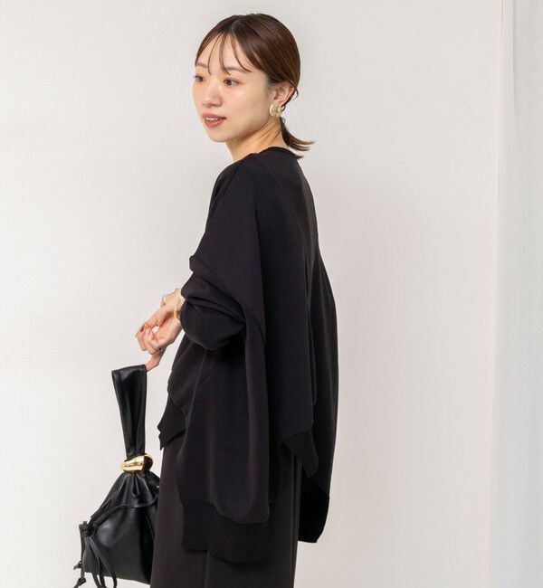 Rie Miller「《セットアップ対応》ウォッシャブルソフトダンボール変形プルオーバ」|Tシャツ・カットソー|