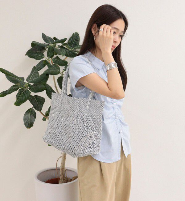 fredy emue「【BAGMATI/バグマティ】ラメコードメッシュトートバッグ」|トートバッグ|