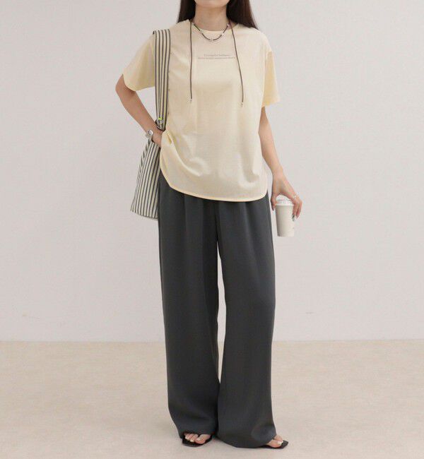fredy emue「シルケットラウンドヘムTシャツ」|Tシャツ・カットソー|