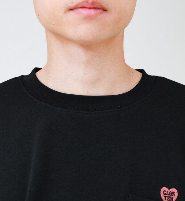 GLOSTER「【ユニセックスで着たい】接触冷感ハート刺繍ポケTEE」|Tシャツ・カットソー|