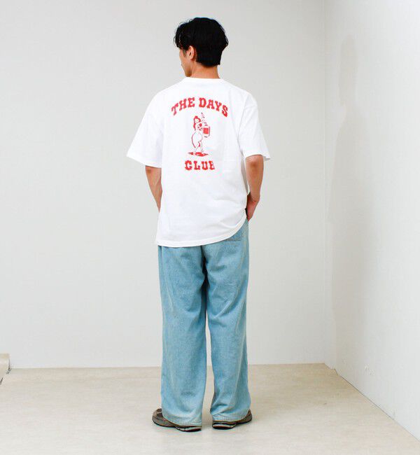 GLOSTER「【THE DAYS/ザ デイ】HIGE MOJI ROMAJI TEE 髭文字 Tシャツ」|Tシャツ・カットソー|
