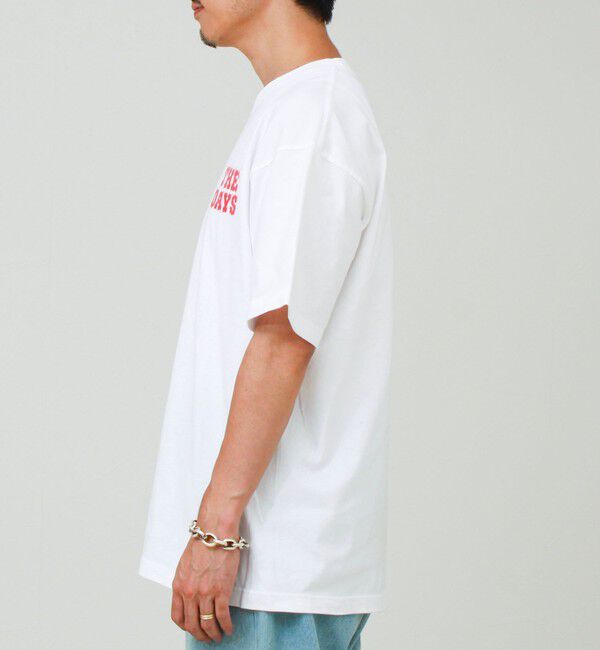 GLOSTER「【THE DAYS/ザ デイ】HIGE MOJI ROMAJI TEE 髭文字 Tシャツ」|Tシャツ・カットソー|