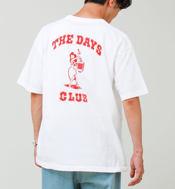 GLOSTER「【THE DAYS/ザ デイ】HIGE MOJI ROMAJI TEE 髭文字 Tシャツ」|Tシャツ・カットソー|