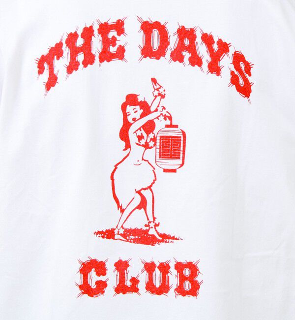 GLOSTER「【THE DAYS/ザ デイ】HIGE MOJI ROMAJI TEE 髭文字 Tシャツ」|Tシャツ・カットソー|