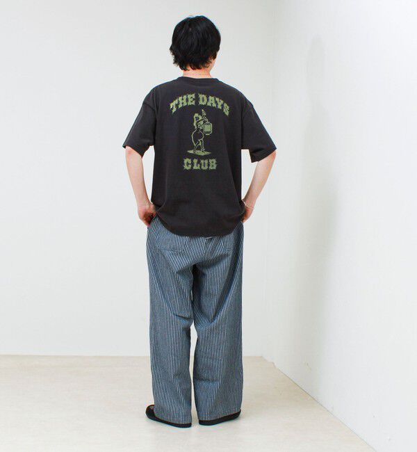 GLOSTER「【THE DAYS/ザ デイ】HIGE MOJI ROMAJI TEE 髭文字 Tシャツ」|Tシャツ・カットソー|