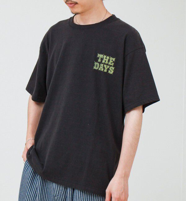 GLOSTER「【THE DAYS/ザ デイ】HIGE MOJI ROMAJI TEE 髭文字 Tシャツ」|Tシャツ・カットソー|