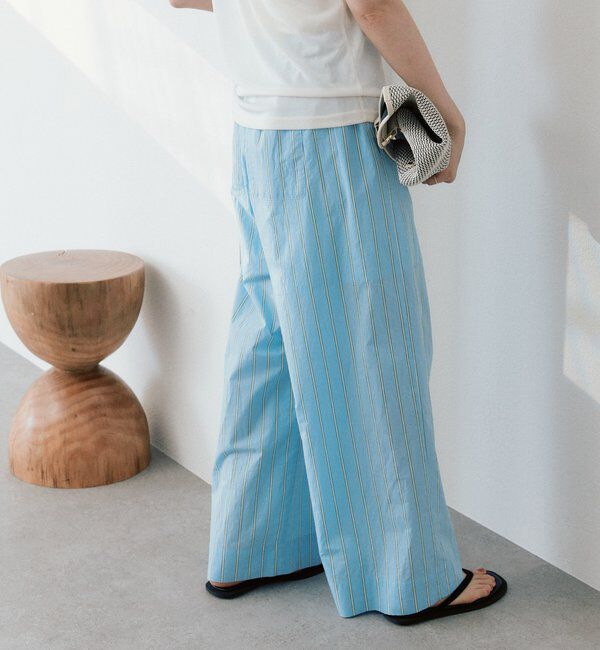  「【リラックスムードで鮮度が上がる】リラクシーストライプパンツ」|チノ|