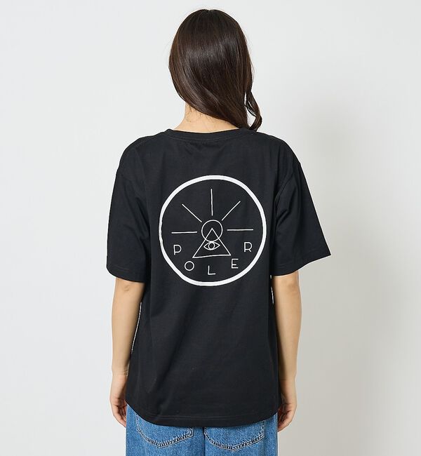 ABAHOUSE「【POLeR/ポーラー】バックプリント グラフィック Tシャツ / 0261MC」|Tシャツ・カットソー|ブラック系その他1