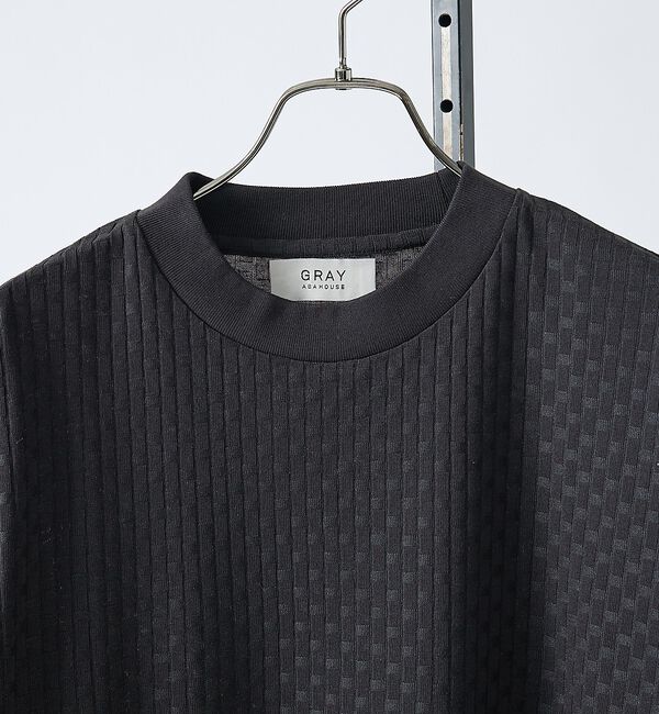 ABAHOUSE「【チェック柄】リンクス ブロック 半袖Tシャツ」|Tシャツ・カットソー|